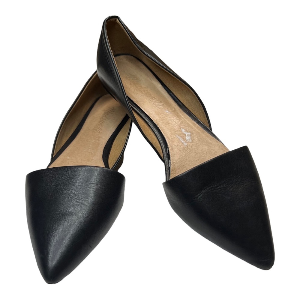 Madewell Black Lydia Flat Size 6.5
